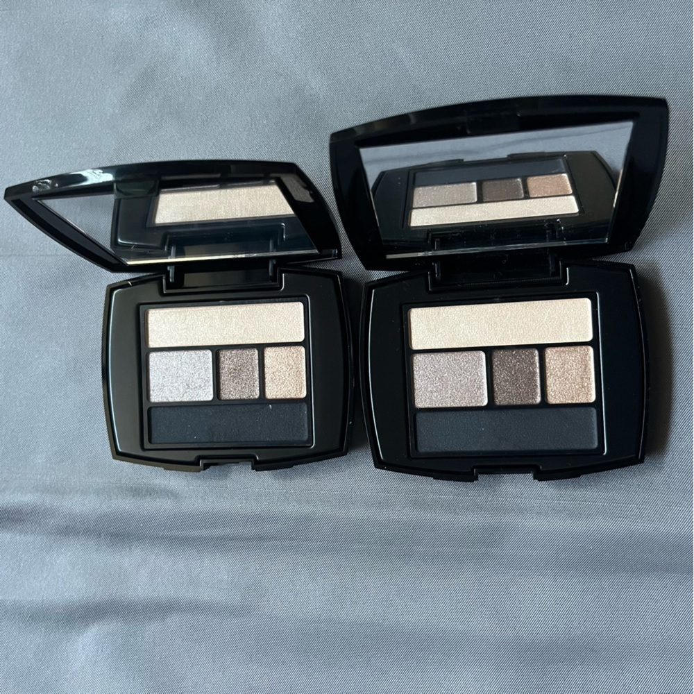 Lancome CHOCOLATE AMANDE Color Design Eyeshadow Palette 5 Eye Shadow Lot 2 New